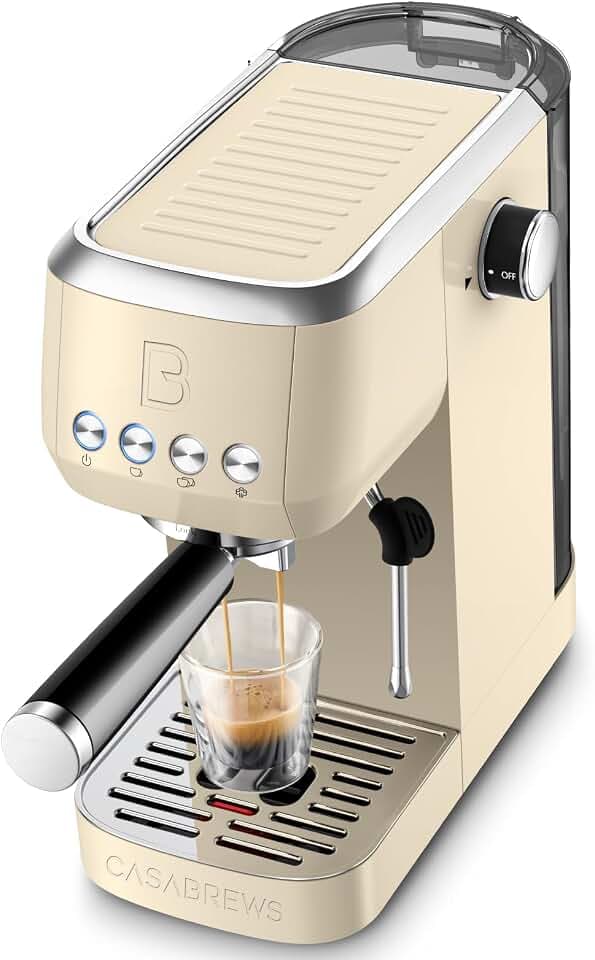 CASABREWS 3700 Essential Espresso Machine, Stainless Steel Espresso Maker