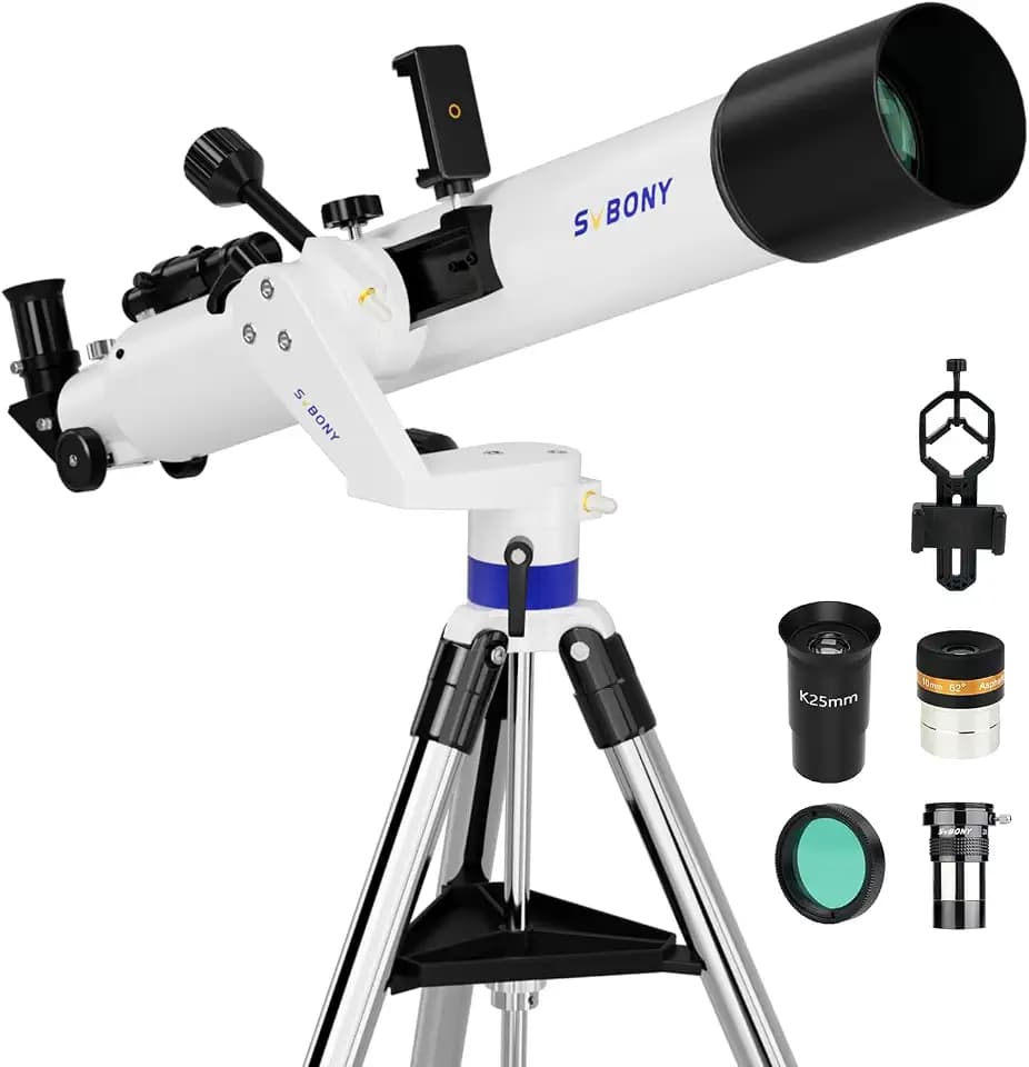 Svbony SV520 Teleskop, 90 mm Öffnung, 800 mm Brennweite Astronomie