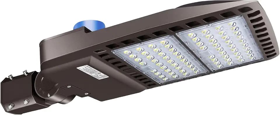 ledmo 200W LED Parking Lot Light Dusk to Dawn Photocell 5000K 26000LM