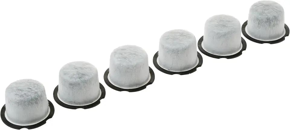 GE Appliances Replacement Carbon Coffee Filter Cartridges for Café and GE Profile Grind & Brew and Brewpal Coffee Makers, 6 Pack, C7CGFLTR