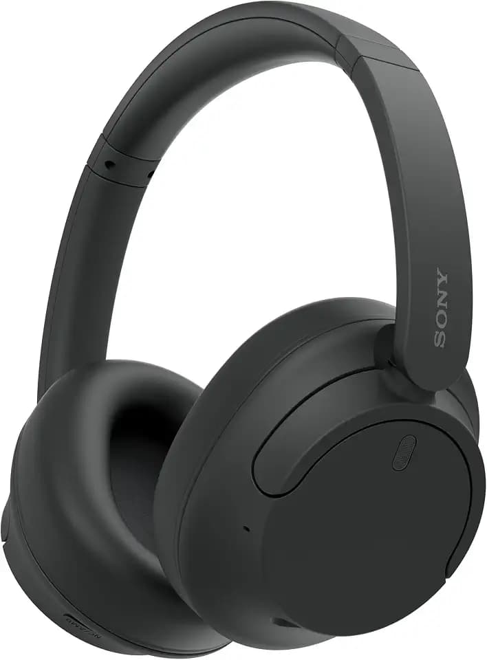 Sony WH-CH720N Kabelloser Bluetooth-Kopfhörer mit Noise Cancelling - bis zu 35 Stunden Akkulaufzeit und Schnellladefunktion - Schwarz