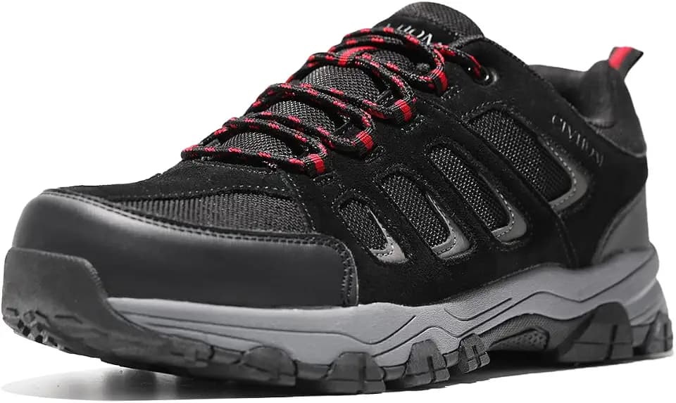 Men's Low Top Slip Resistant Cushioned Hiking Shoes