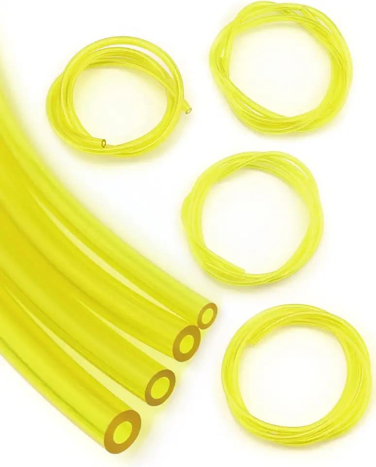 QWORK® 4 Stück 1M Benzinschlauch, kraftstoffschlauch, 2 x 3.5 mm, 2.5 x 5 mm, 3 x 5 mm, 3 x 6 mm für Kettensägen, Gebläse, Hochdruckreiniger