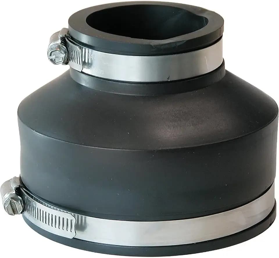 Fernco 4 In. x 2 In. Flexible PVC Coupling - 1 Each
