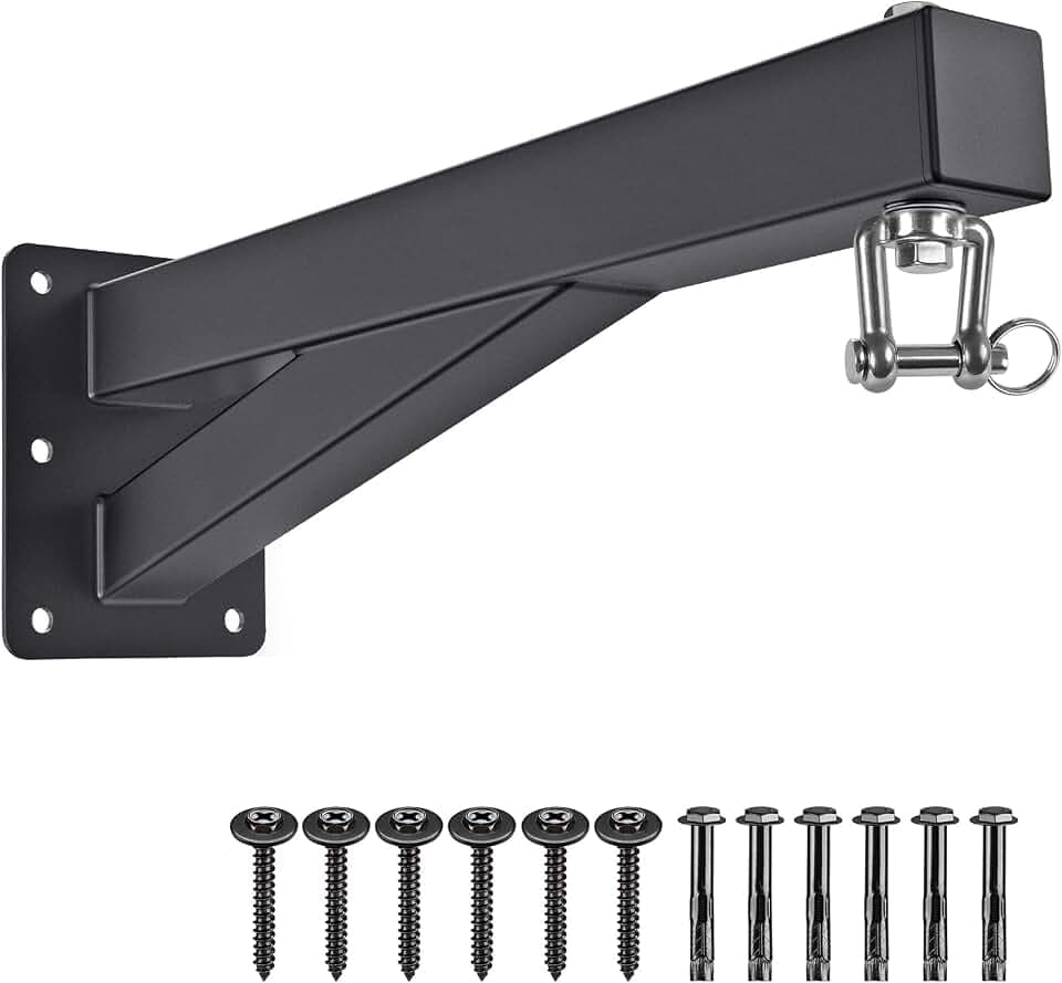 SELEWARE Wall Mount Heavy Bag Hanger Heavy Duty Punching Bag Hanger