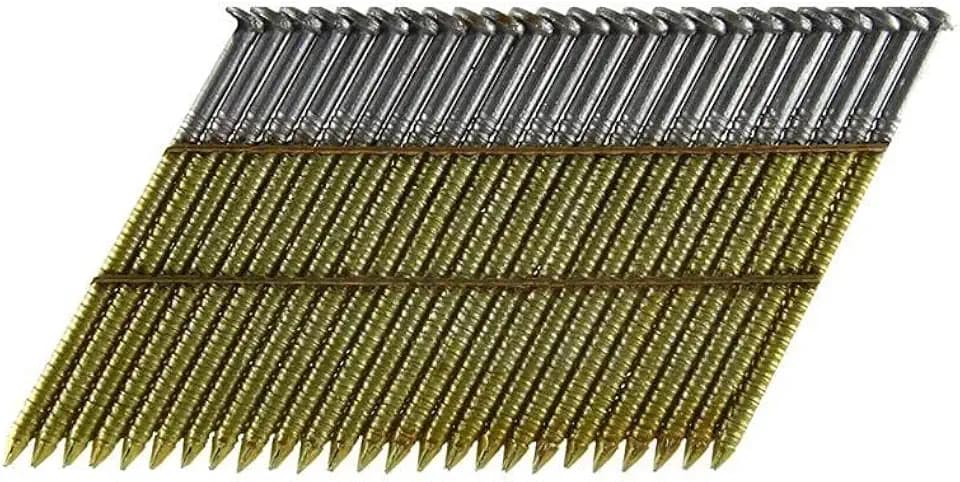 B&C Eagle A2X113HDR/28 2" x 0.113 28-Degree Hot-Dipped Galvanized Ring Clipped Head Strip Wire Nail 500 Count