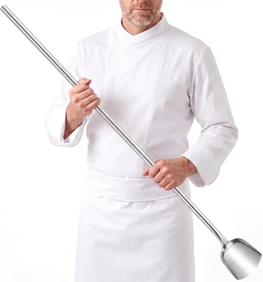 48 Inch Long Handle Cooking Shovel, Stainless Steel for Large Pot