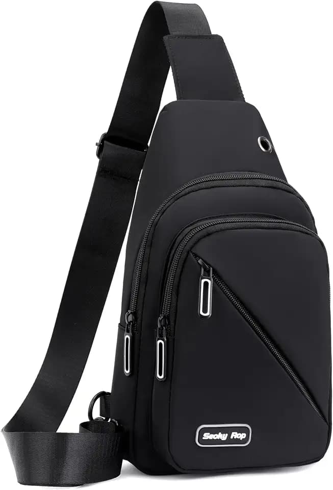 Seoky Rop Crossbody Sling Backpack Trendy Sling Bag Travel Hiking Chest Bag