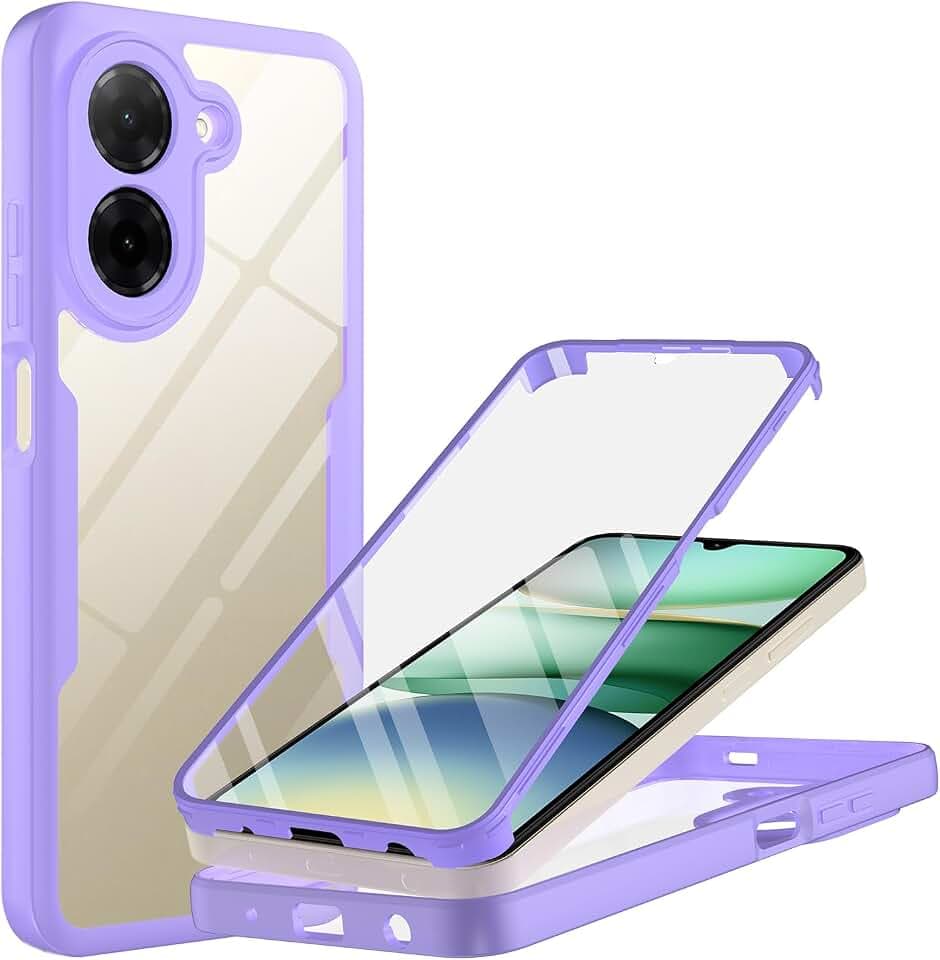 Handyhülle für Xiaomi Redmi A5 4G Hülle Eingebautem Displayschutz