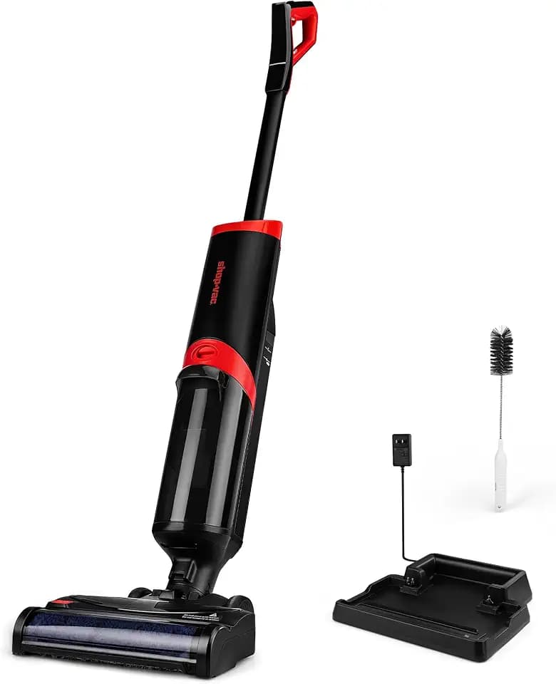 Shop-Vac Wet Dry Vacuum Cleaner and Mop, 15000Pa Vacuum Mop All in One, Lightweight Multi-Surface Cleaner with Self-Cleaning, LED Display & Voice Prompts