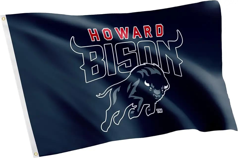 Desert Cactus Howard University HU Bison Flag 3x5 Outdoor (3a)