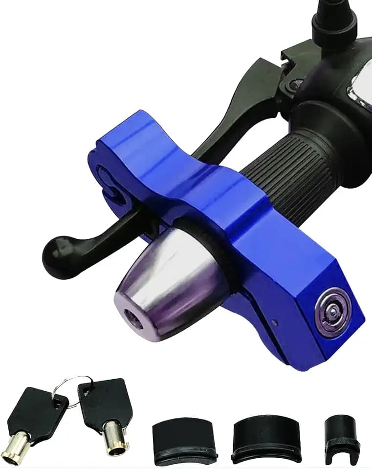 Greluma 1 Stück Robustes Motorradschloss,diebstahlsicheres,verstellbares Fahrradlenkerschloss zur Sicherung Ihres Mopeds,Motorrads,Rollers,ATVs,Dirtbikes