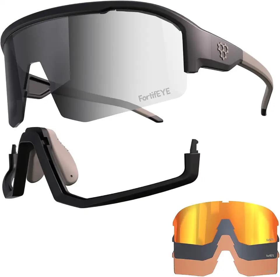 CRBN Pickleball - Pivot Pickleball Glasses and Replacement Lenses - for Sun and Impact Eye Protection