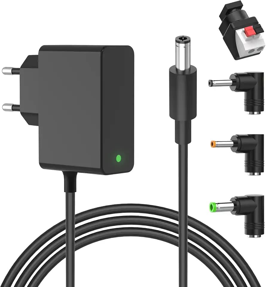 Newding Netzteil Kompatibel mit Stecker 5.5x2.1mm, 12V 2A 24W Universal