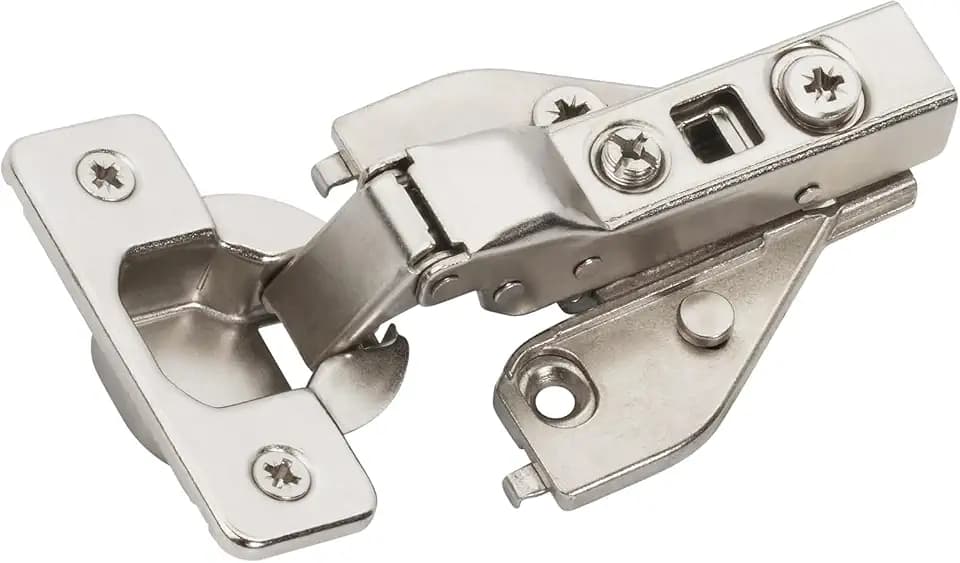 Amerock 1 Pair 1/2" Overlay Self-Closing Euro Concealed Cabinet Hinge