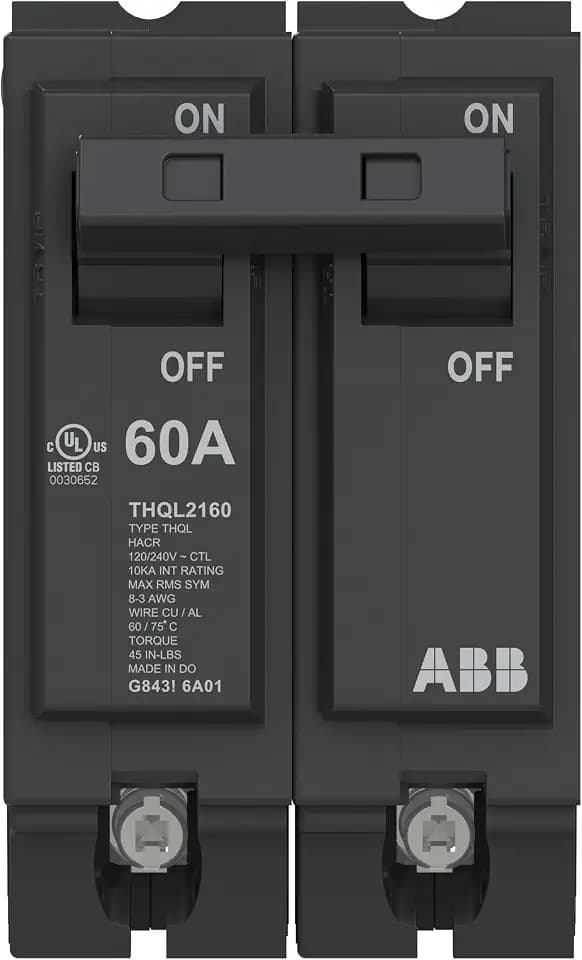 ABB Q-Line® THQL2160 • Circuit Breaker • 60 Amp • Double Pole