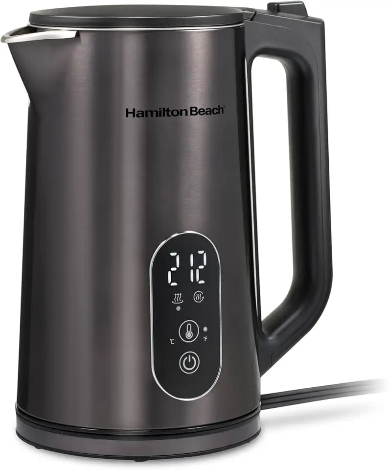 Hamilton Beach Digital 1.7L Electric Tea Kettle, Water Boiler & Heater