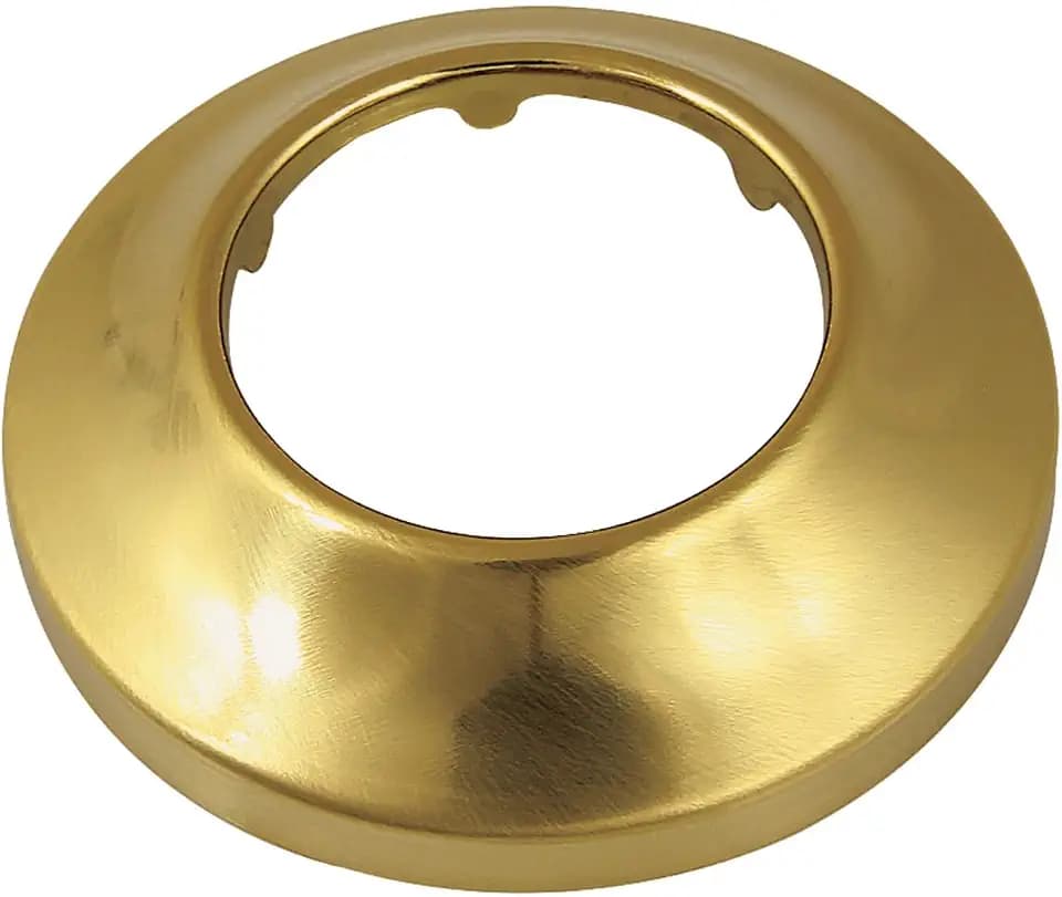 Kingston FL22347 1-1/2" ID x 2-3/4" OD Bell Flange, Brushed Brass