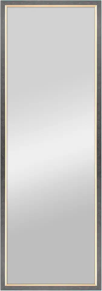 MCS Mercer Leaner Mirror, 23x66, Black, for Bathroom & Bedroom Brushed