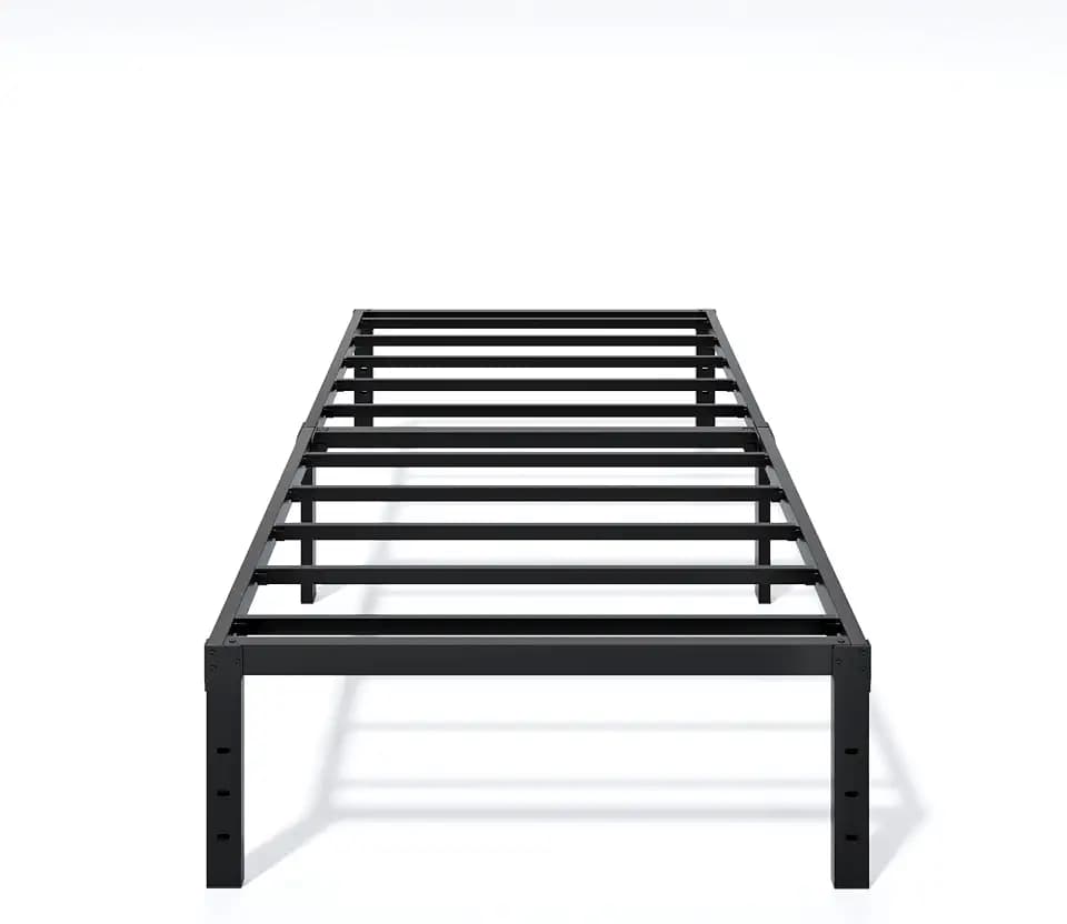 Metal Bed Frame Twin Size 14 Inch Platform Bed with Underbed Storage