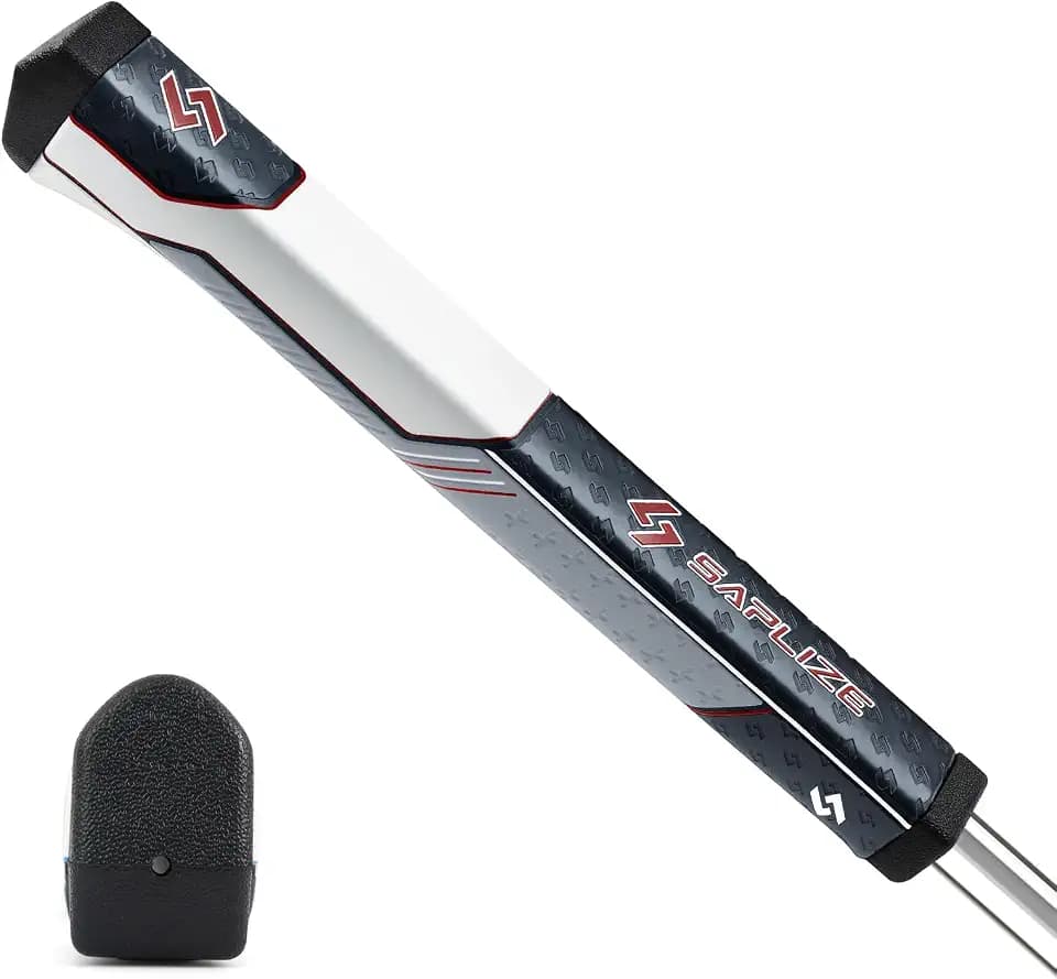 SAPLIZE Innovative Midsize/Standard Golf Putter Grip, Lightweight Golf Grips, Pistol Shape with Anti-Slip Texture, Enhanced Feel and Comfort