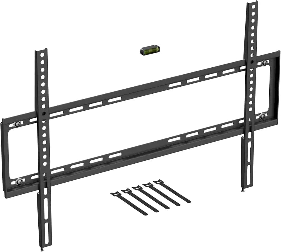 D-Line TV Wandhalterung, Flache für Fernsehbildschirme mit Einer Diagonale von 50-85 Zoll, VESA-Lochmuster von 200x200 mm bis 600x400 mm, maximale Traglast von 60 kg