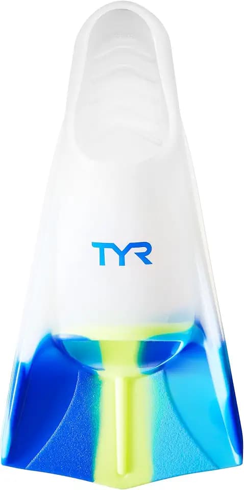 TYR Stryker Silicone Fins - Short Blade Swimming Training Scuba Flippers