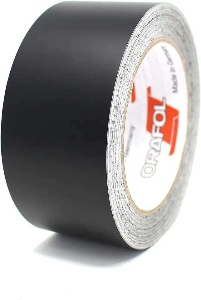 Finest Folia 10 Meter Zierstreifen Auto selbstklebend 50mm Schwarz Matt