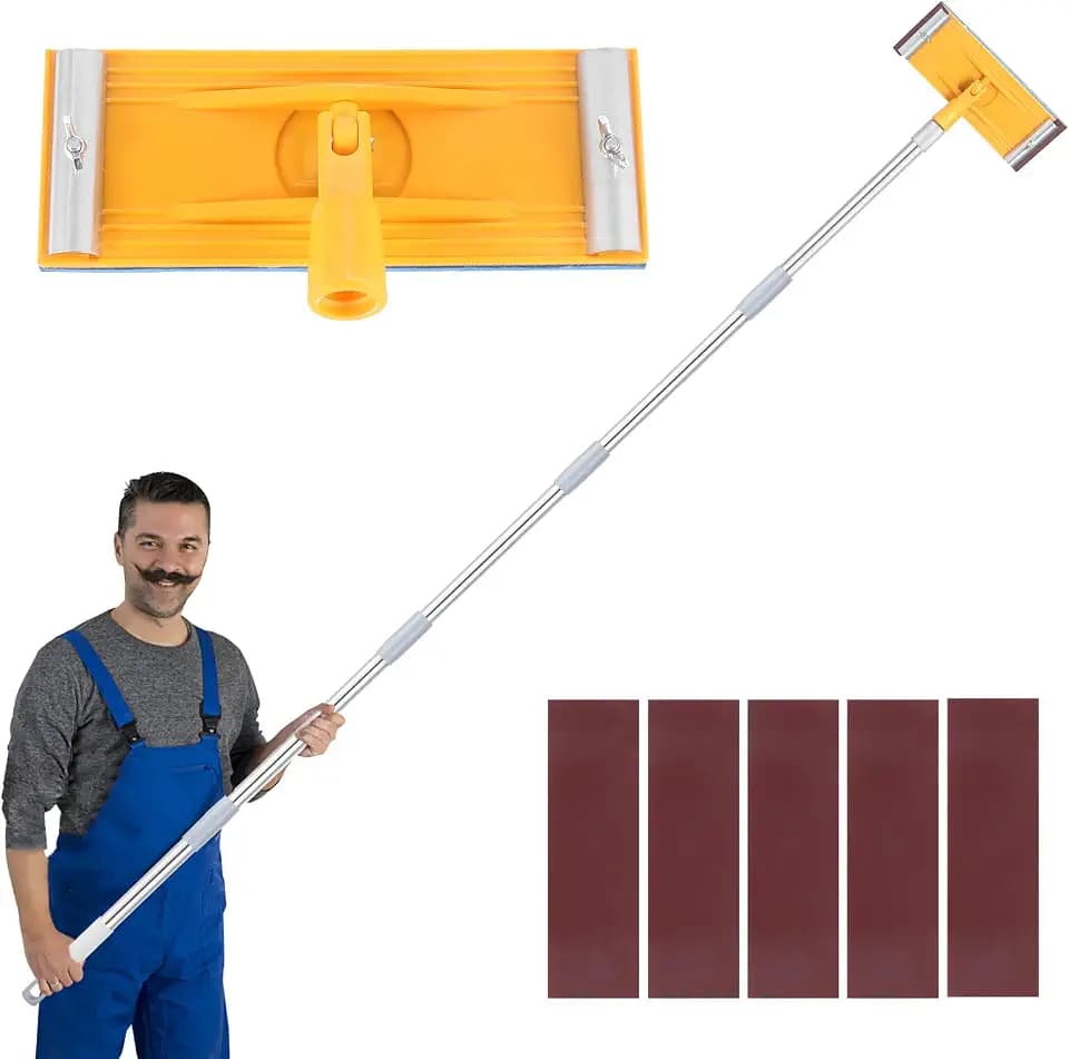 Pole Sander Drywall, 31"-74" Manual Hand Drywall Sander with Extension Pole