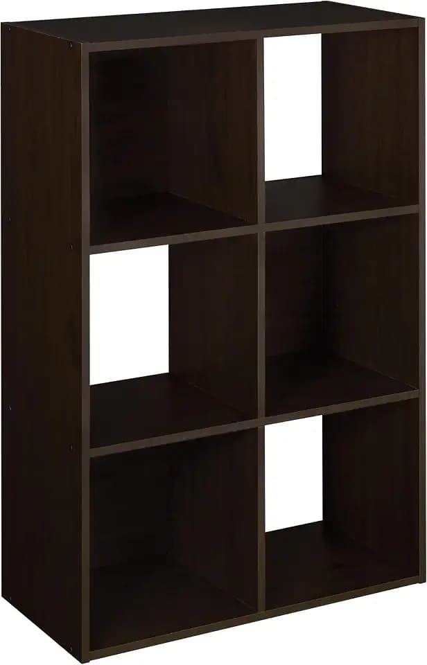 ClosetMaid 78815 Cubeicals Organizer, 6-Cube - Espresso