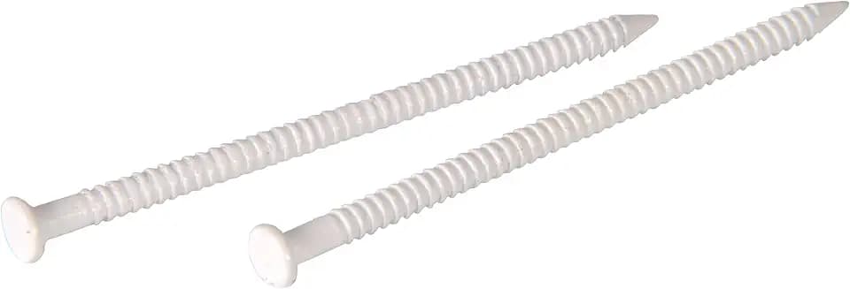 Anchor Wire White Ring-Shank Panel Nails for Paneling #15 x 1-5/8", 1 lb