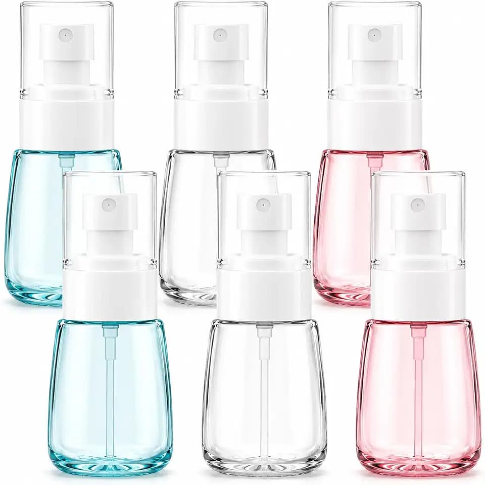 6 Pack Travel Spray Bottles, Refillable Travel Size Perfume Atomizer