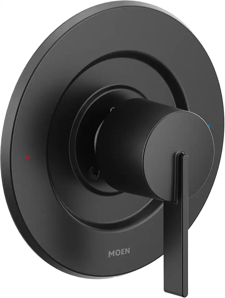 Moen Cia Matte Black 1-Handle Posi-Temp Pressure Balancing Valve Trim Kit, Valve Required, T2261BL