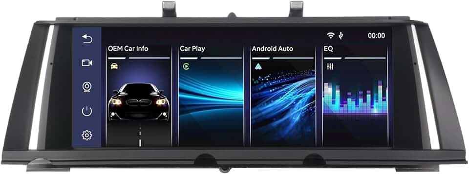 Fast Boot Linux Autoradio kompatibel mit BMW 7er-Reihe F01 F02 (2009-2012) CIC iDrive Upgrade | Bluetooth/Wireless CarPlay/Android Auto | Beibehaltung der OEM-Steuerungen