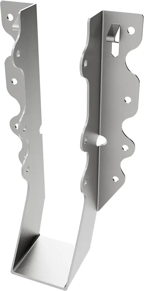 2X8 Joist Hanger 18 Gauge LU28 Galvanizing Face Mount Joist Hangers for Wood Hurricane Ties Widely Applicable Rafter Ties - 25 pk