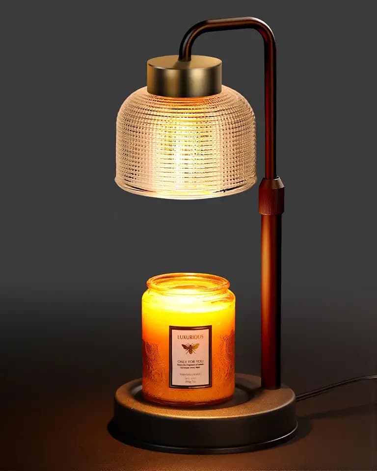 Candle Warmer Lamp with Timer & Dimmable Brightness, House Warming Gifts New Home, Christmas Birthday Gifts for Women, Birthday Gifts for Women Mom, Flameless Wax Melt Warmer for Jar Candles