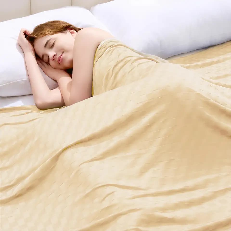 Topcee Cooling Blanket 108"x90" for Hot Sleepers Summer Cold Blanket