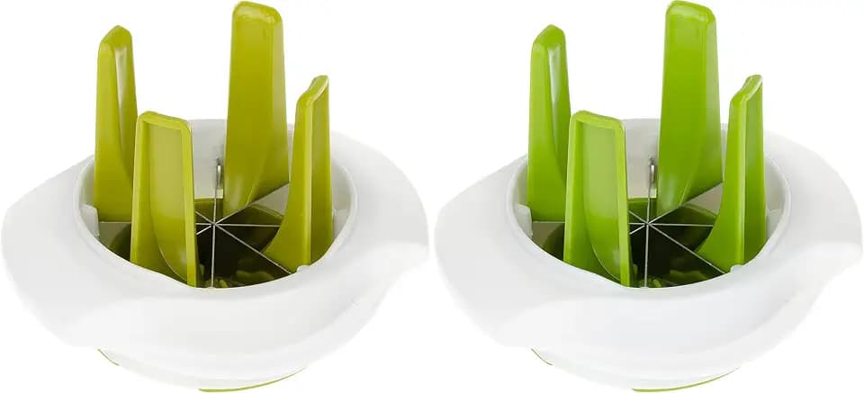 Fruit Wedge Slicer - Pack of 2 - Lime Cutter Wedges with Stainless Steel Blade - Lemon Slices Wedger