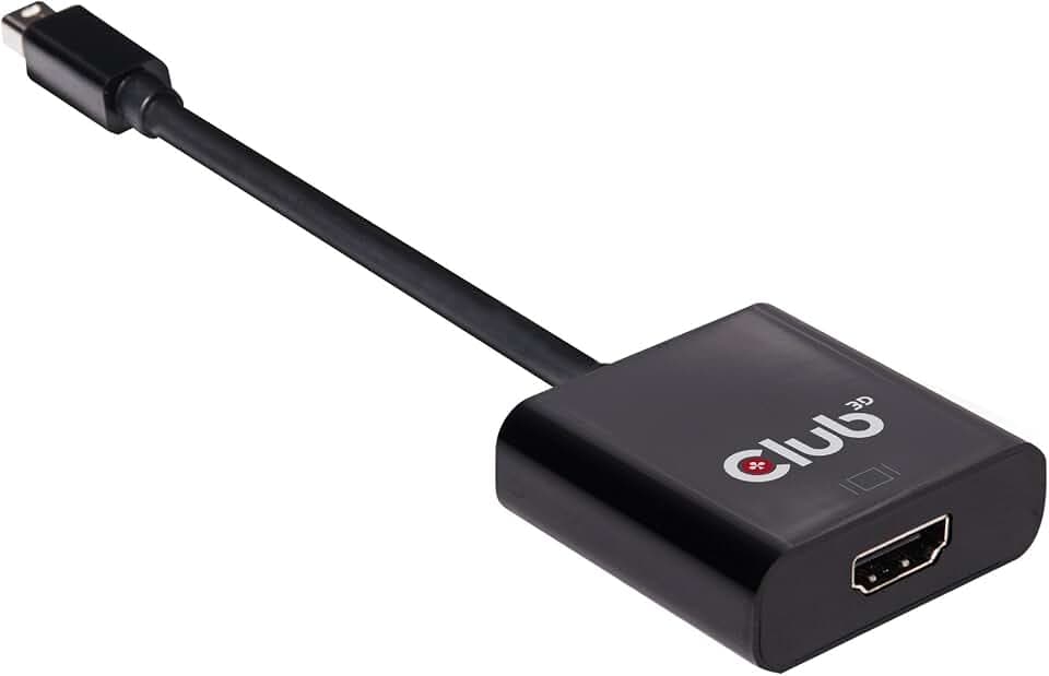 Club 3D CAC-2170 Mini Displayport 1.2 auf HDMI 2.0 UHD Aktiver Schwarz