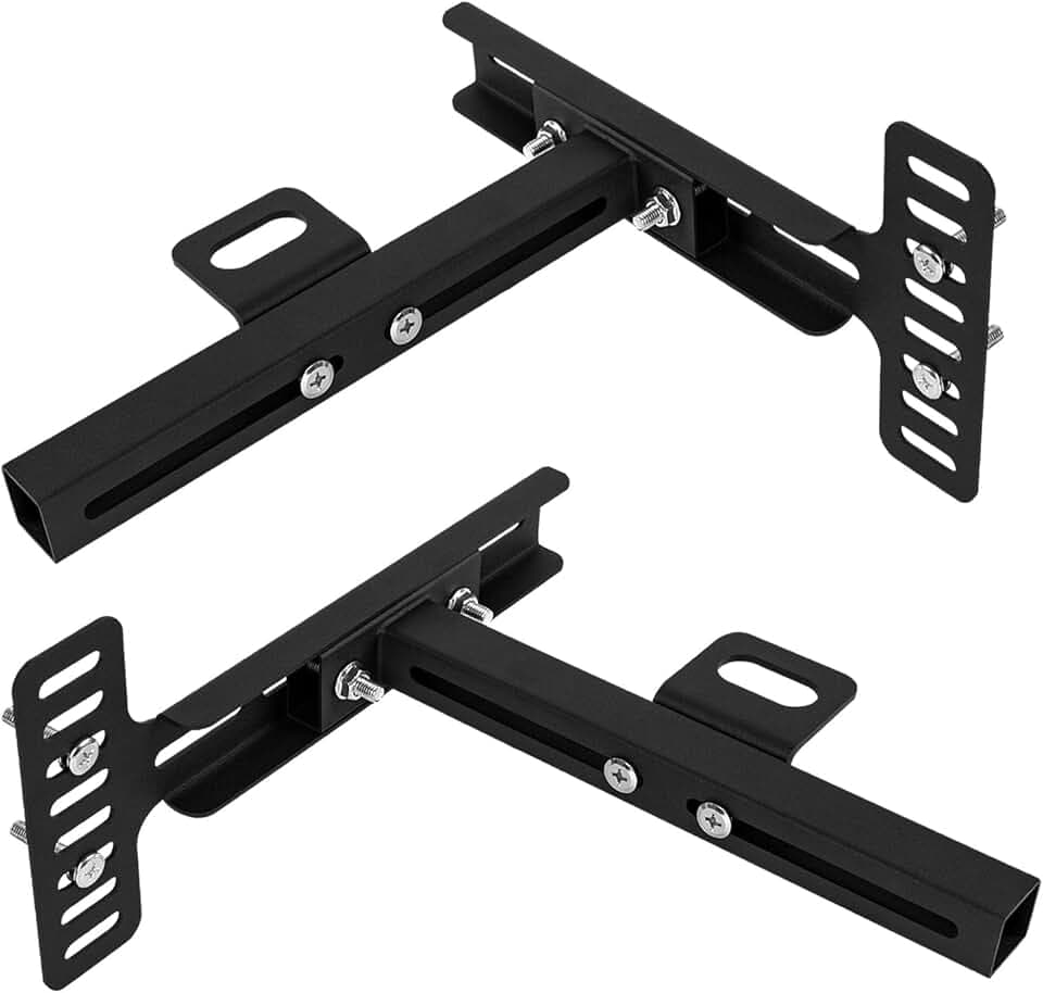 2Pcs Adjustable Headboard Brackets, Universal Headboard Bracket, Bed Extension Adapter Kit Compatible with Most Bed