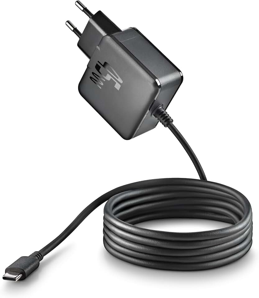 NGS GAN 45W-C - Universelles USB-C-Wandladegerät 45W mit kompakter GaN-Technologie - Intelligentes Laden mit PD 3.0 - Überlastschutz - Ideal für Laptops, Tablets und Smartphones - 1,5 m Kabel