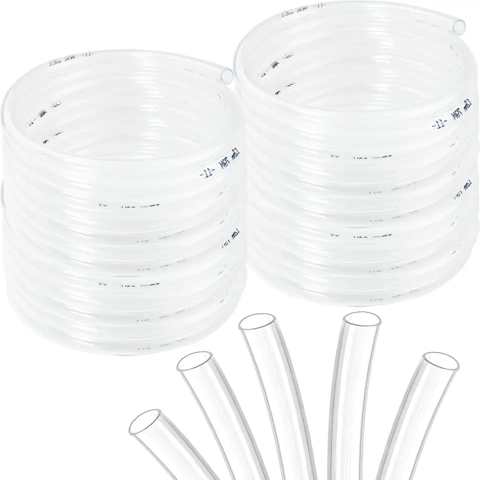 Clear Vinyl Tubing Clear Tubing Clear Hose PVC Tubing (3/4" ID x 1” OD x 10 Feet)