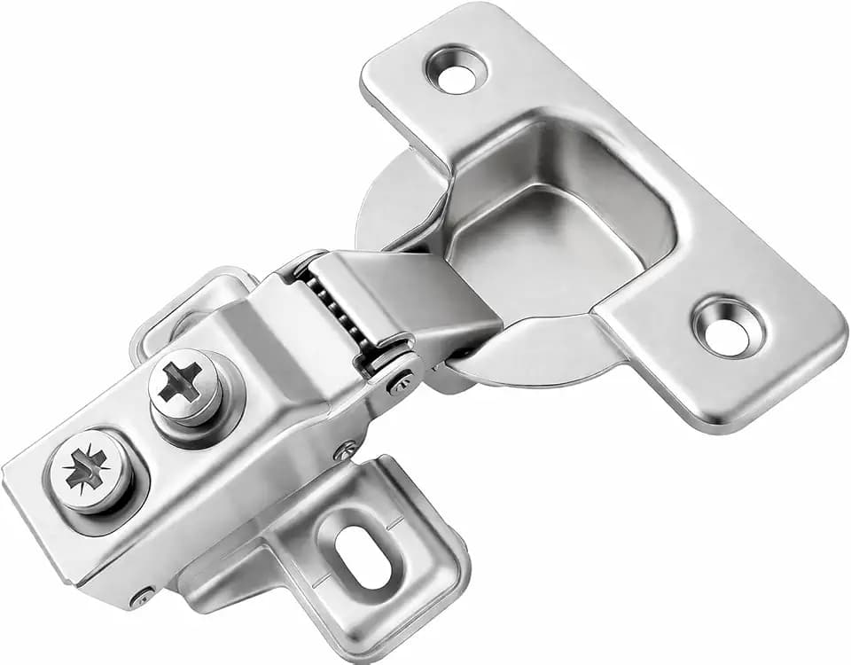 20-Pack 3/8" Overlay Soft Close Face Frame Kitchen Cabinet Hinges