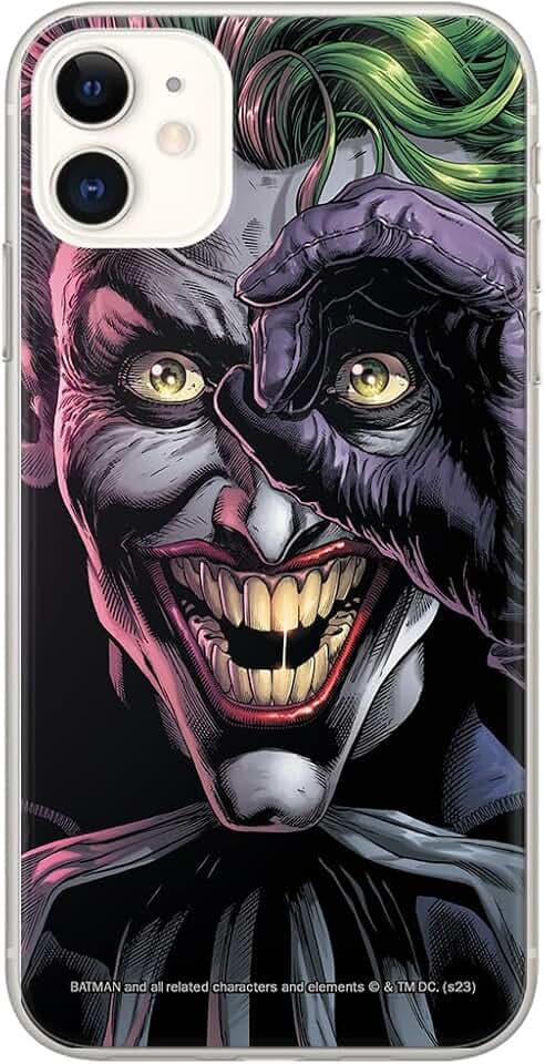 ERT GROUP Handyhülle für iPhone 11 Original und offiziell Lizenziertes DC Muster Joker 024 optimal an die Form des Handy angepasst, hülle aus TPU