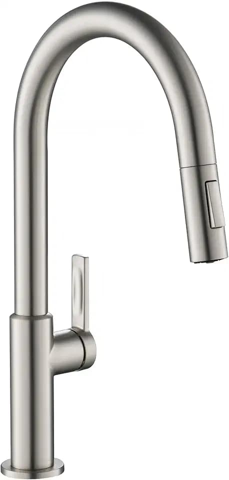 KRAUS Spot Free Stainless Steel Pull Down Kitchen Faucet KPF-2820SFS