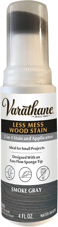 Varathane Less Mess Smoke Gray Wood Stain & Applicator