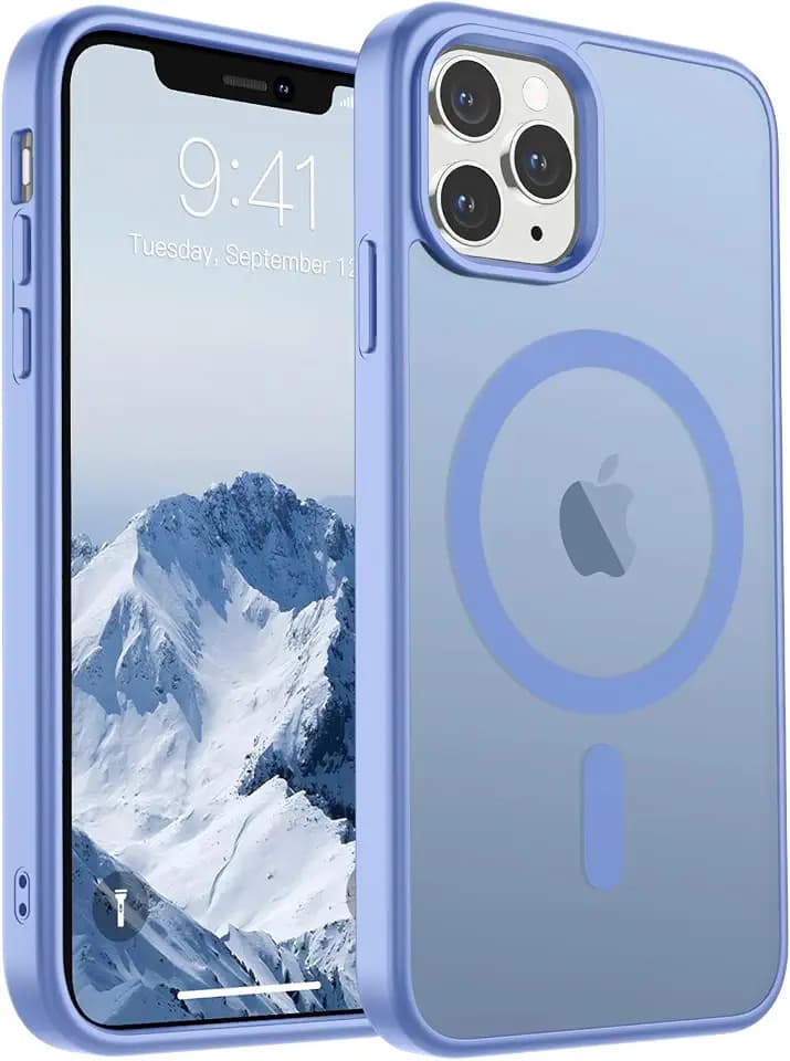 SUPFINE Magnetic for iPhone 11 Pro Max Case Blue Purple