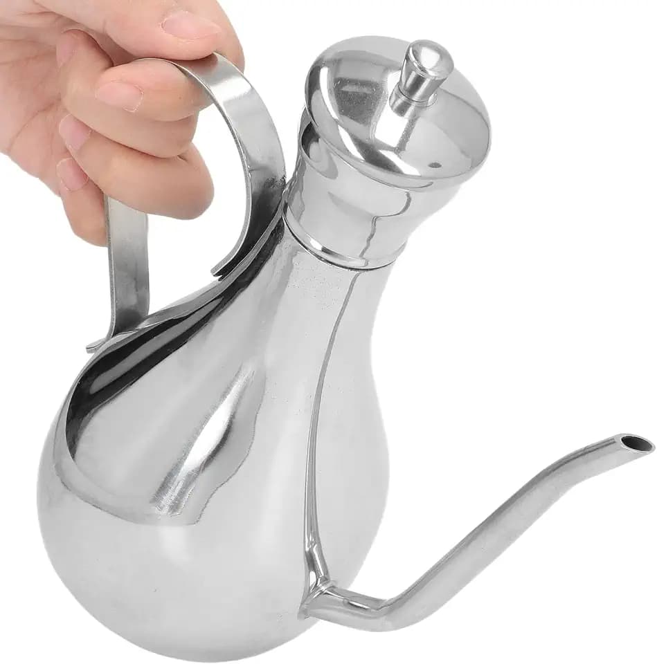 Tissting Stainless Steel Oil Dispenser Bottle 350ml/11.83oz