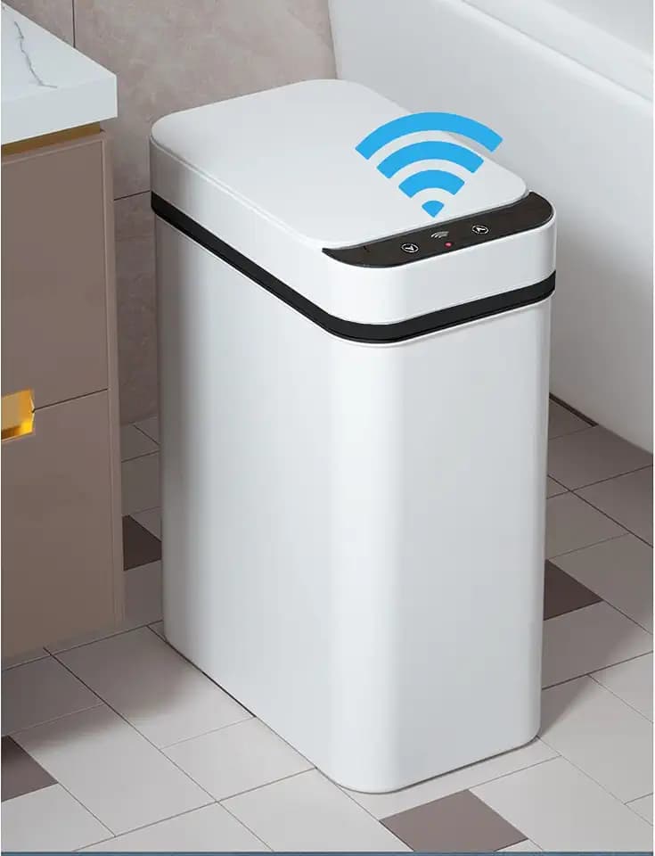 2.5 Gallon Smart Trash Can Sensor Motion - Touchless Bathroom Trash Can