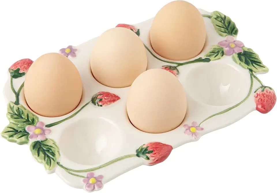 6-Cup Handmade Deviled Egg Platter